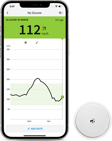FreeStyle Libre 2 Sensor - Puncture-Free Glucose Self-Monitoring Skin Flash  System- Abbott - 1 sensor for 14 days Abbott