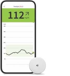 FreeStyle Libre 2 sensor and mobile app