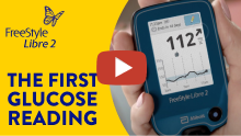 The first glucose reading